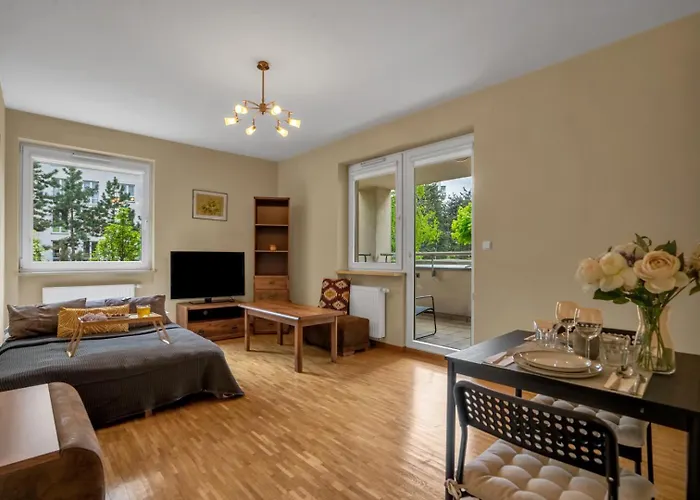 Mokotow - Balcony, Parking - By Rentujemy